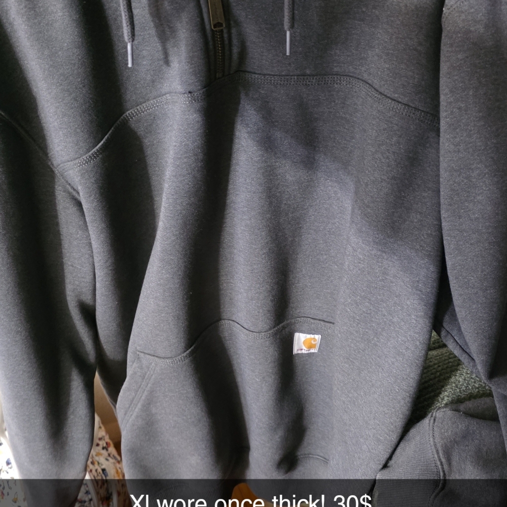 Carhartt Charcoal Half-Zip Pullover